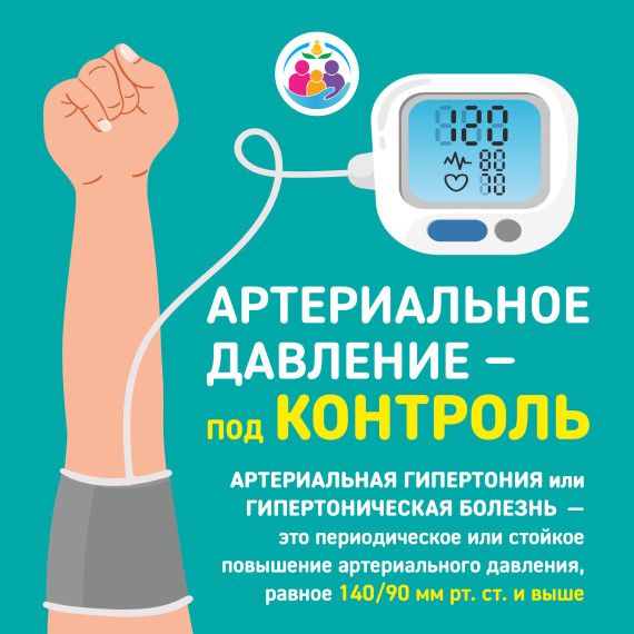 Неделя борьбы с артериальной гипертонией с 12 по 18 мая 2025 года.
